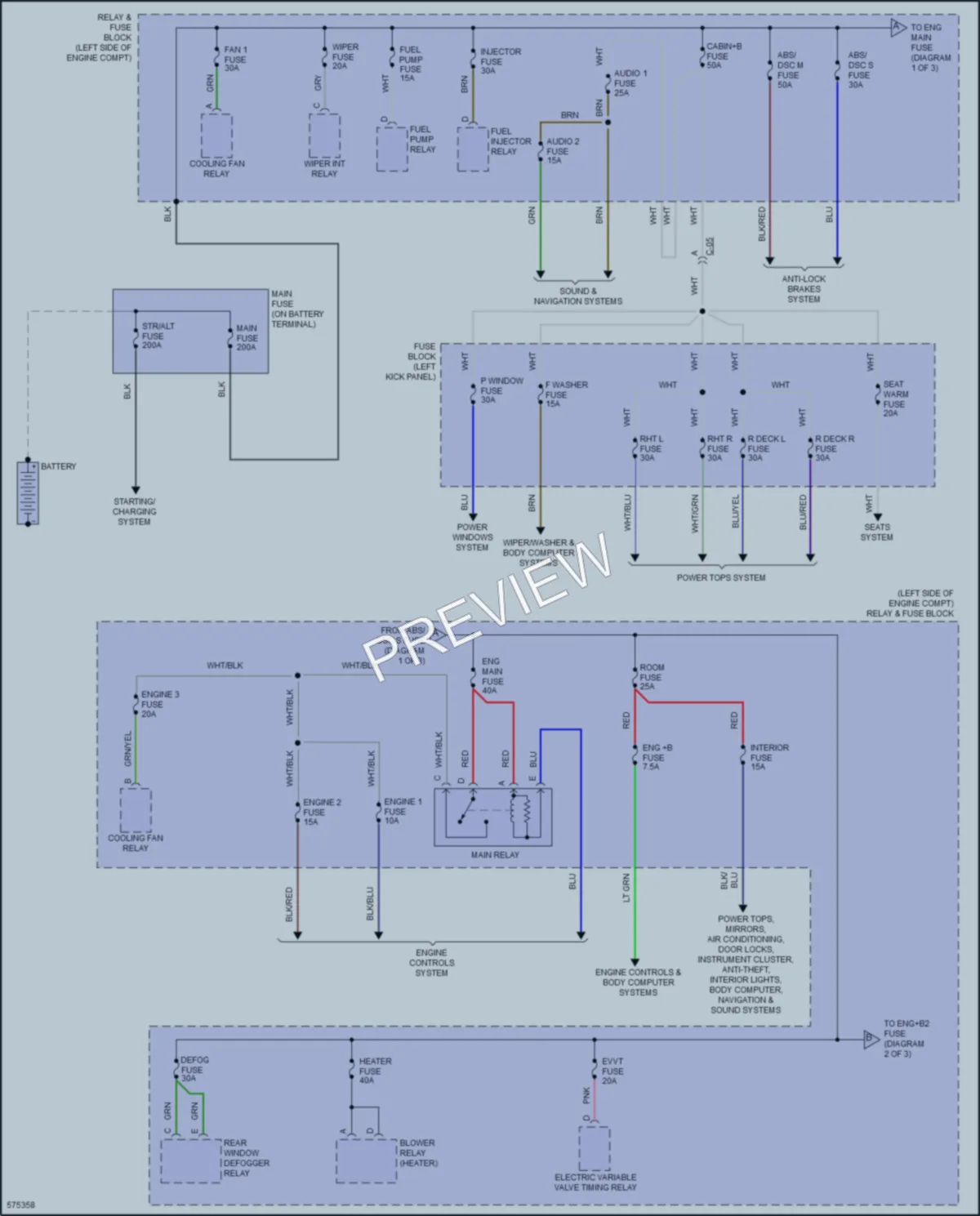 2018 Mazda MX5Miata Power Distribution wiring diagram preview
