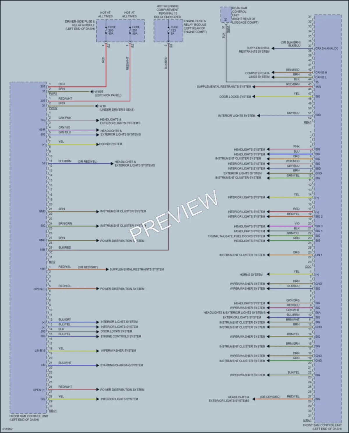 2018 MercedesBenz E300 Body Control Modules wiring diagram preview