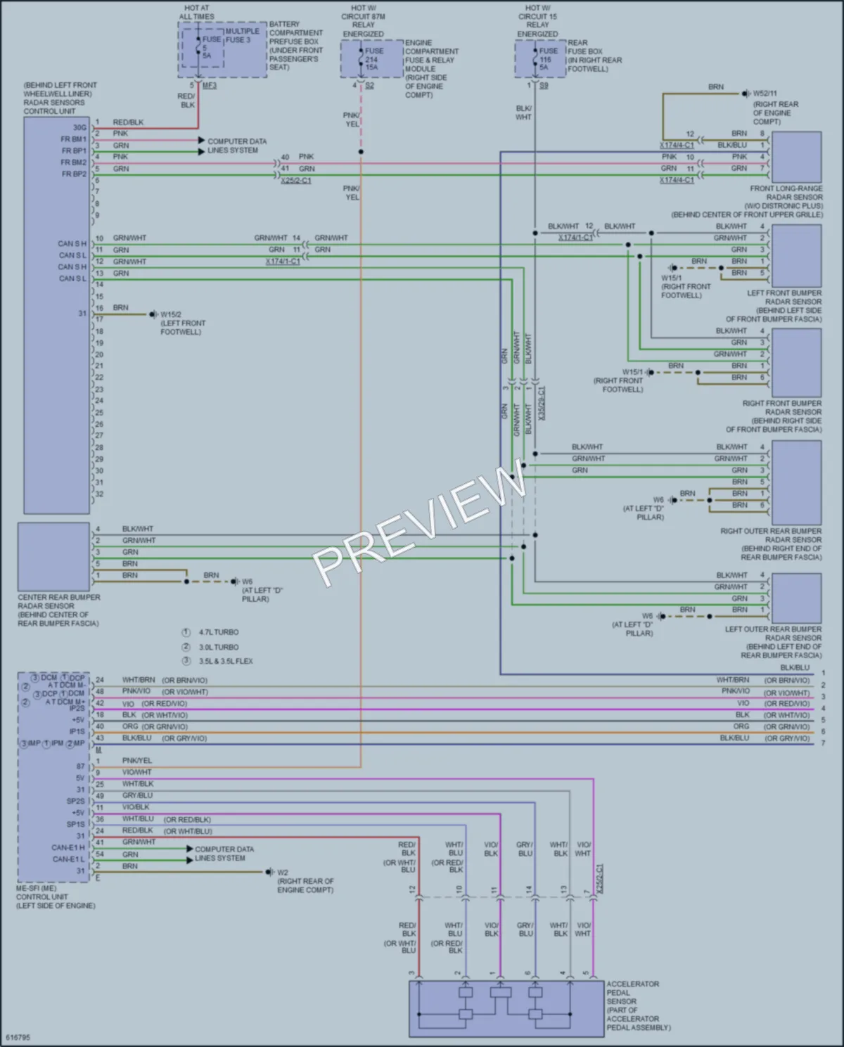 2018 MercedesBenz GLS450 Cruise Control wiring diagram preview