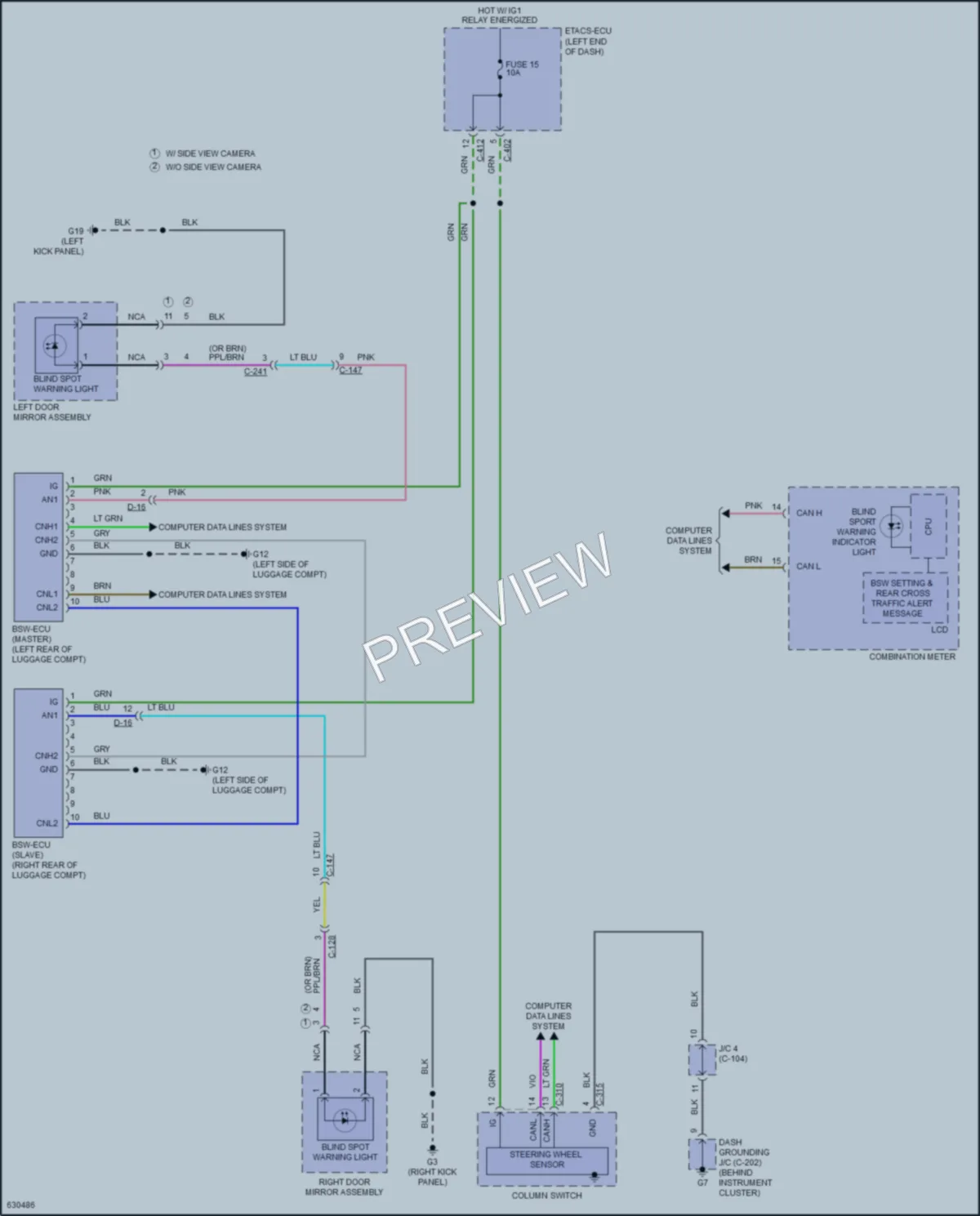2018 Mitsubishi EclipseCross Navigation wiring diagram preview