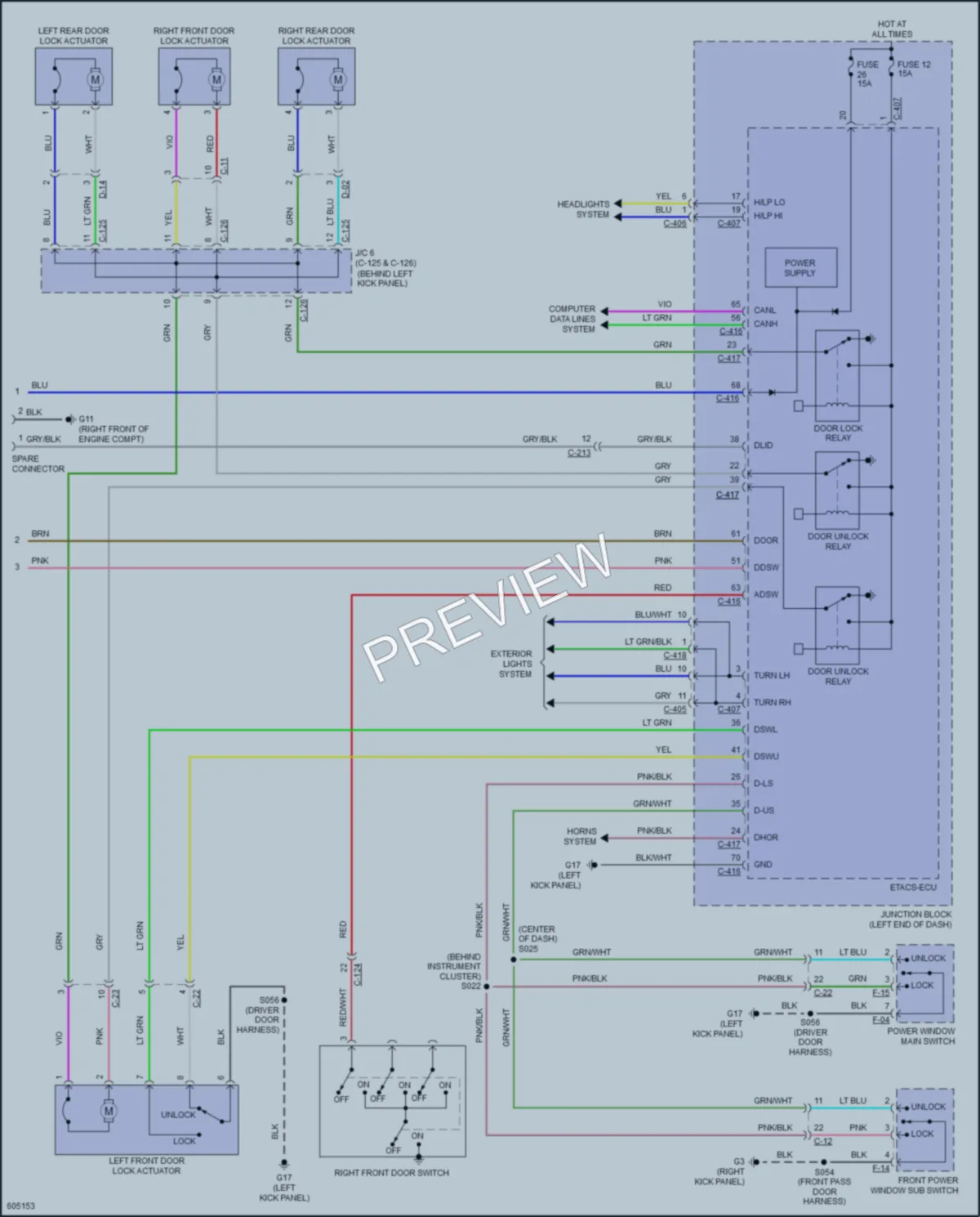 2018 Mitsubishi MirageG4 Anti Theft wiring diagram preview