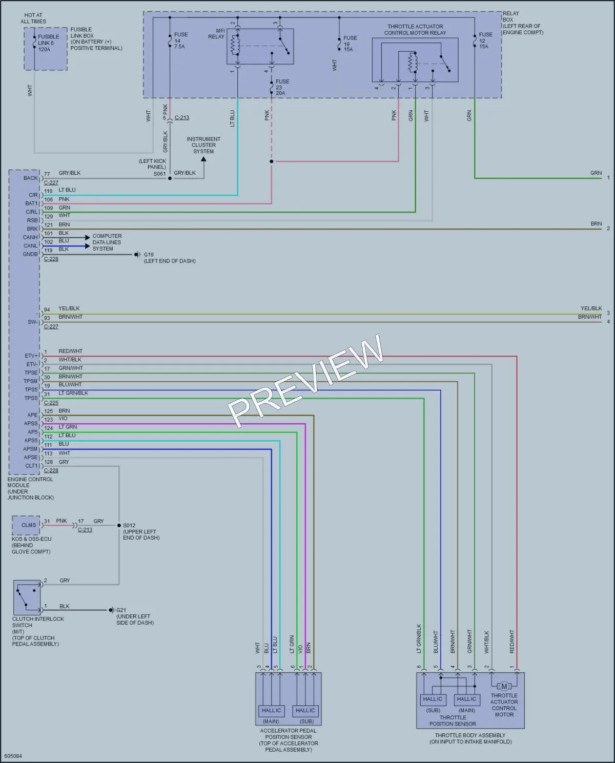 2018 Mitsubishi MirageG4 Cruise Control wiring diagram preview