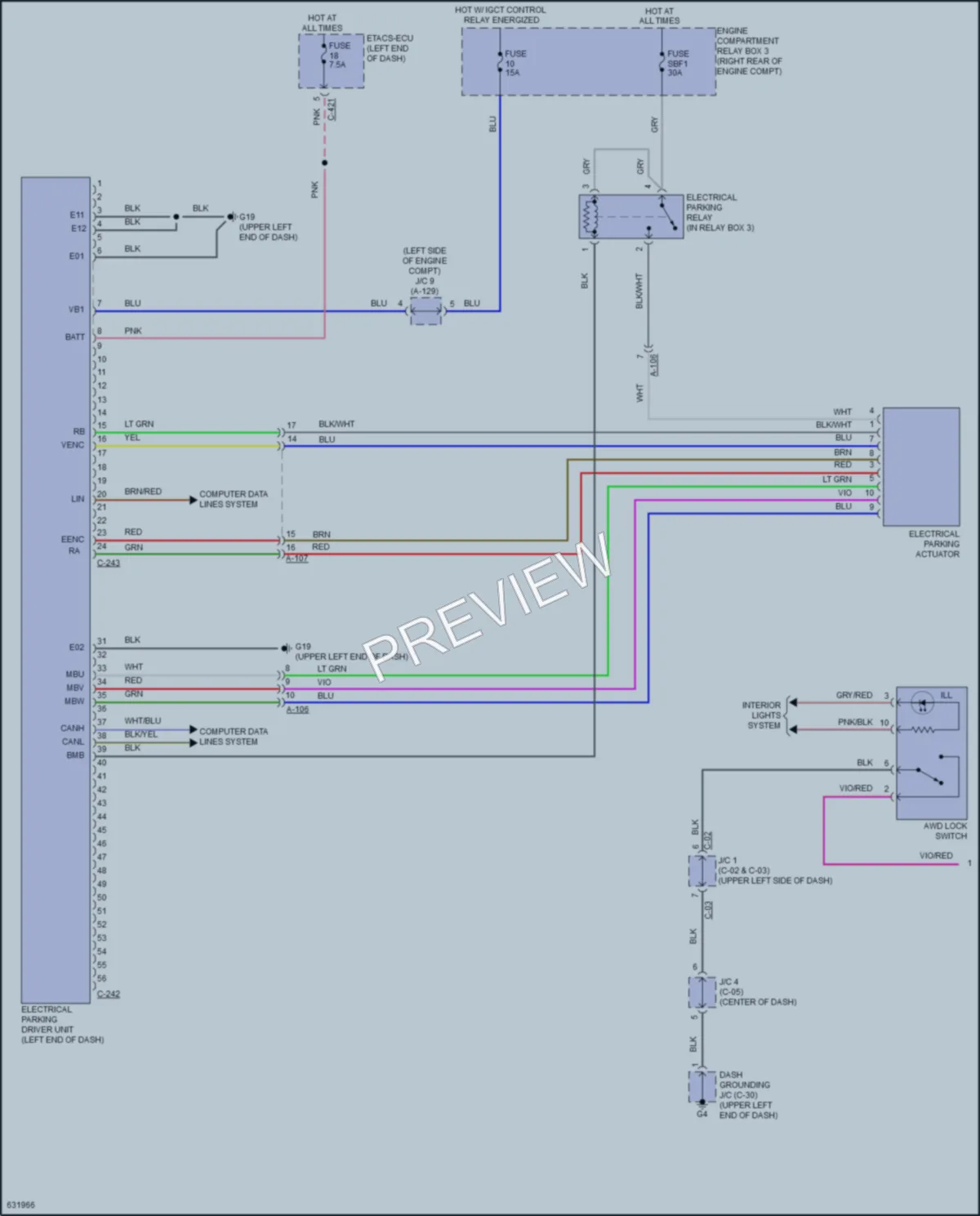 2018 Mitsubishi OutlanderPHEV Transmission wiring diagram preview