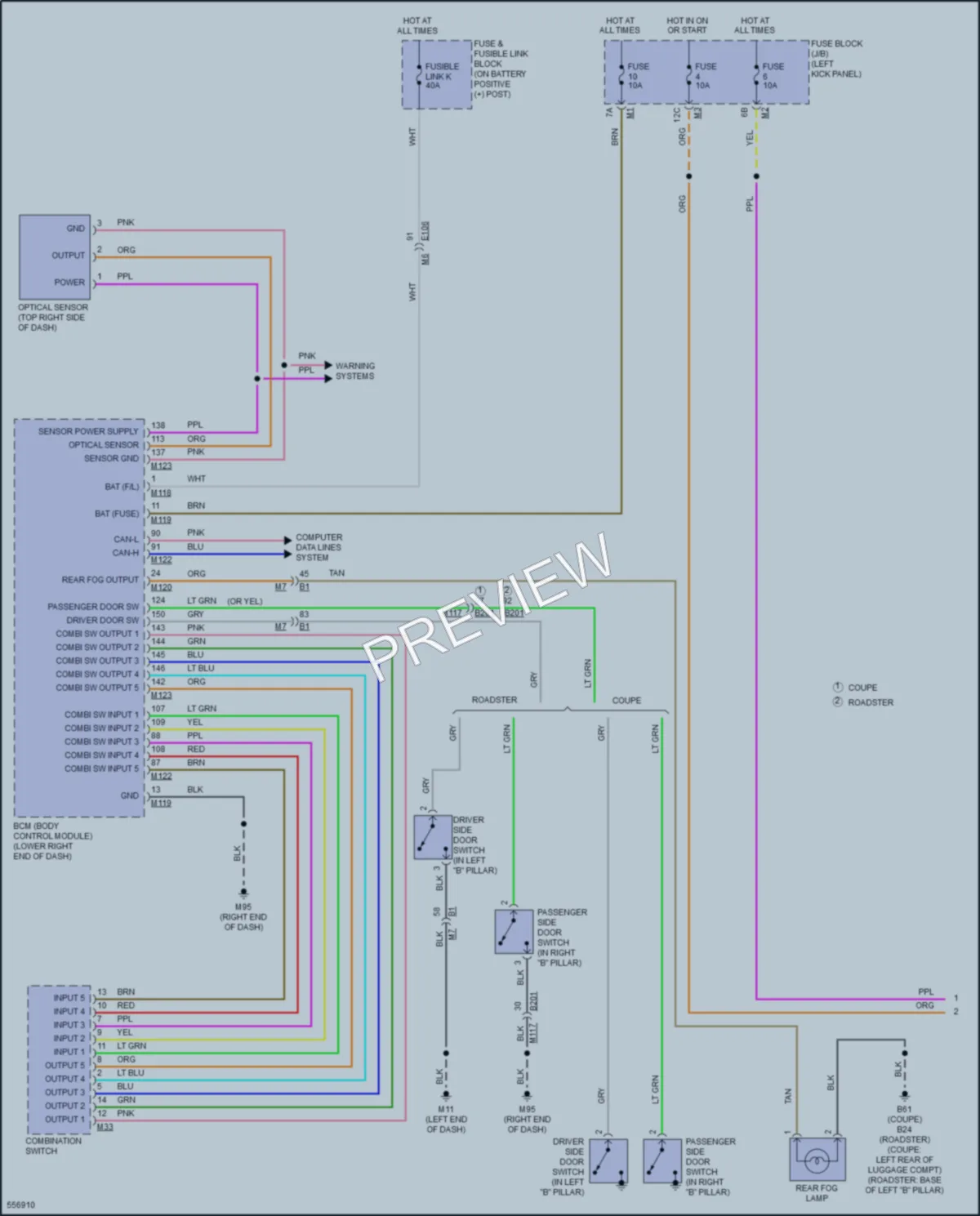 2018 Nissan 370Z Headlights wiring diagram preview