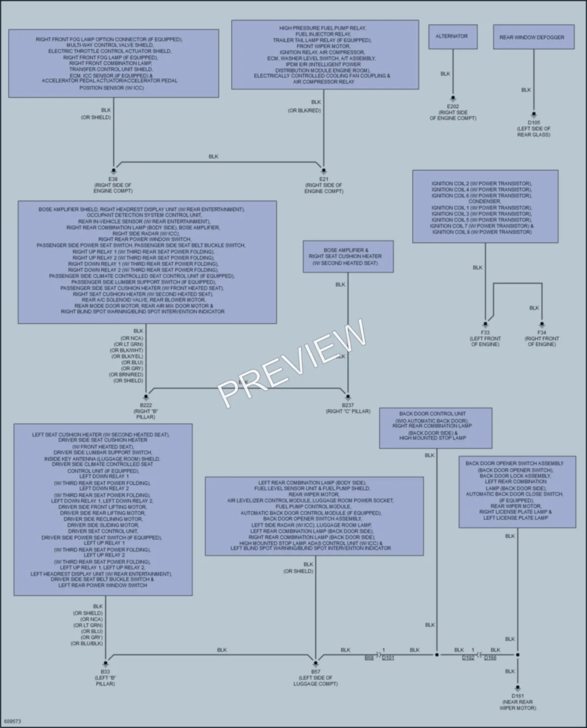2018 Nissan Armada Ground Distribution wiring diagram preview