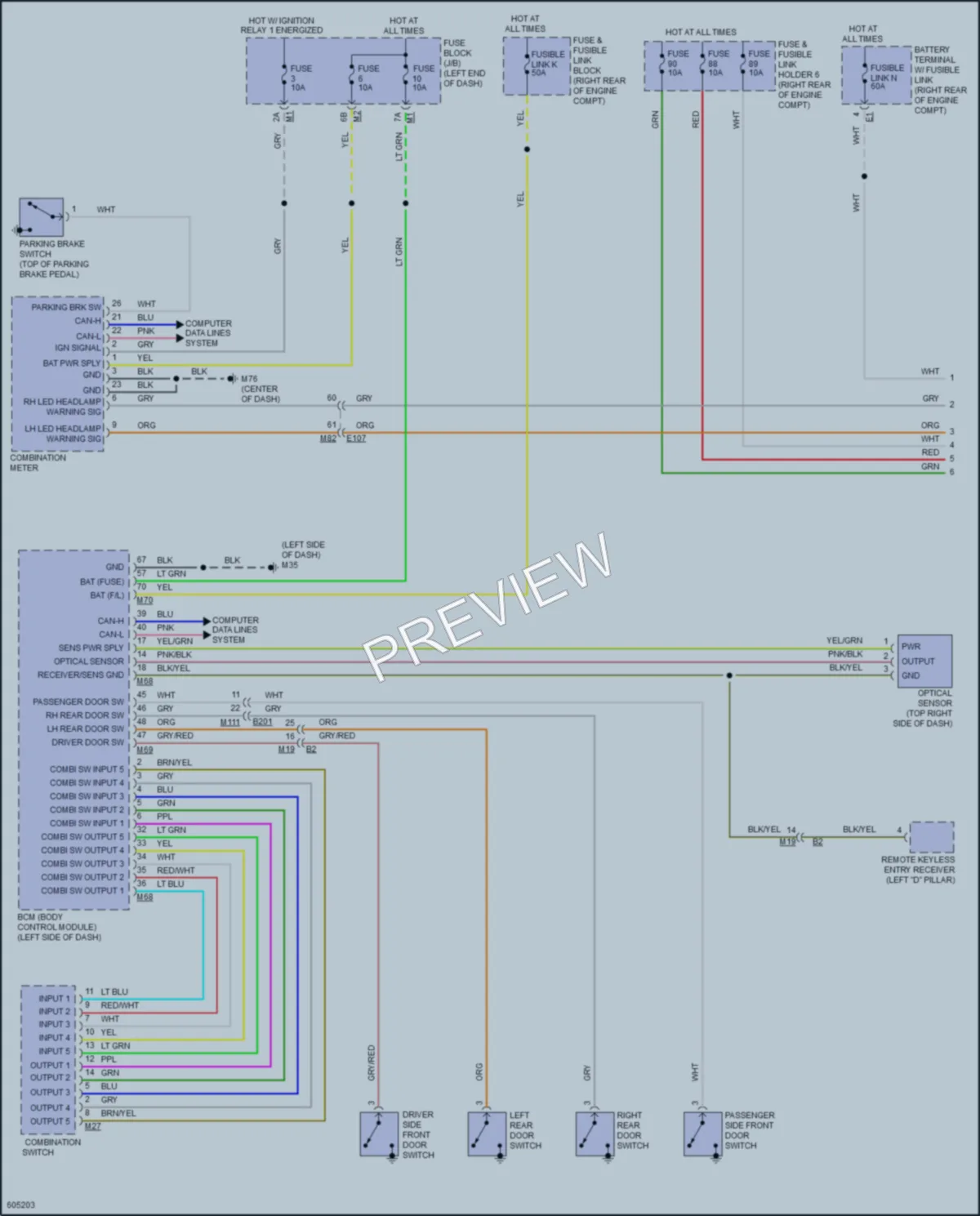 2018 Nissan Armada Headlights wiring diagram preview