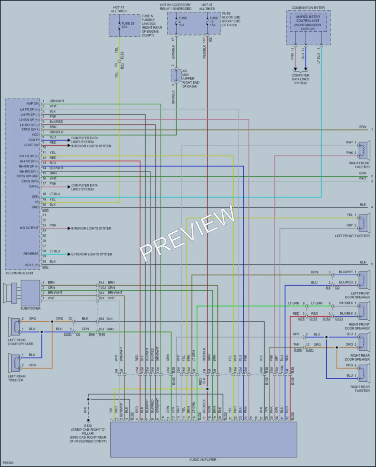 2018 Nissan Frontier Navigation wiring diagram preview