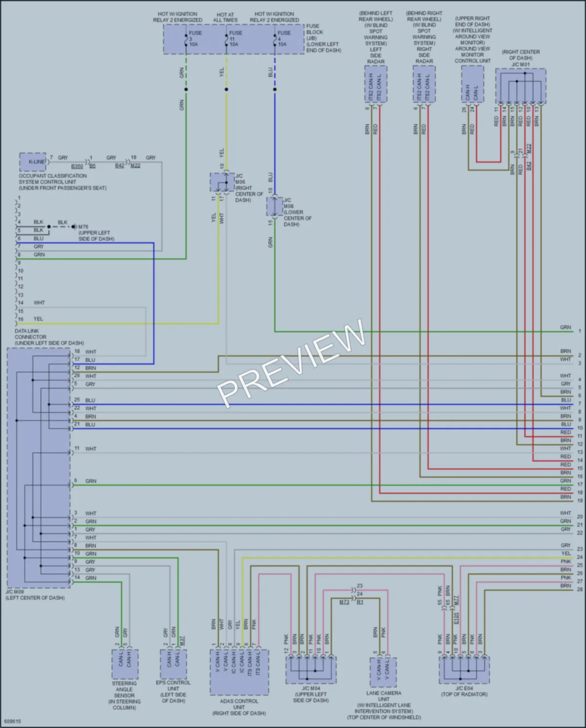 2018 Nissan LEAF Computer Data Lines wiring diagram preview