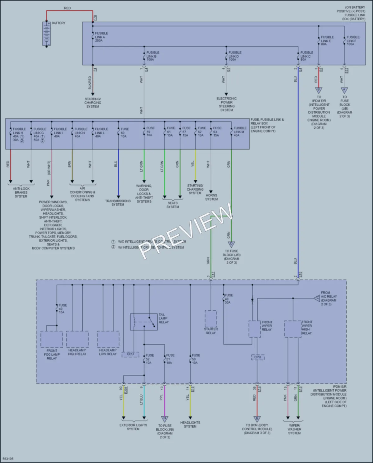 2018 Nissan Maxima Power Distribution wiring diagram preview