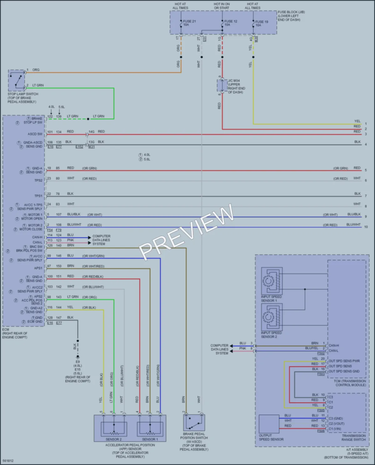 2018 Nissan NV2500HD Cruise Control wiring diagram preview