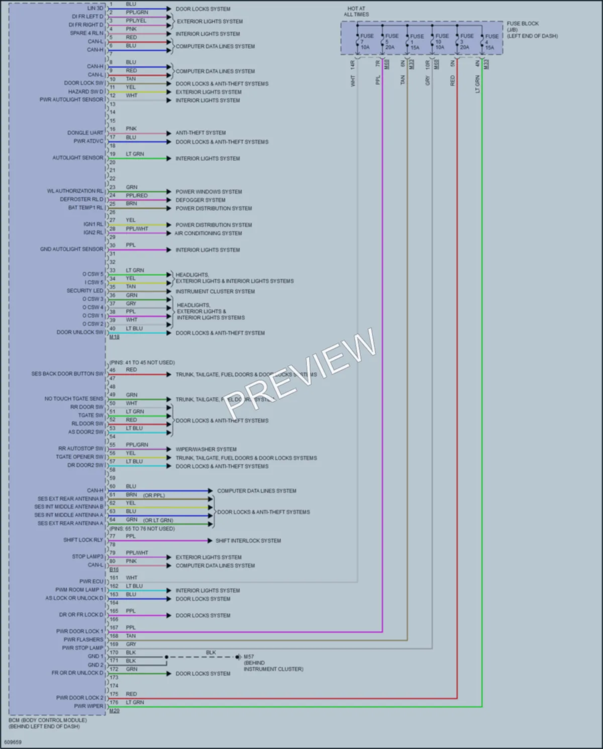 2018 Nissan Rogue Body Control Modules wiring diagram preview
