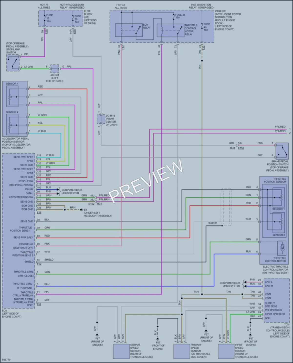 2018 Nissan RogueHybrid Cruise Control wiring diagram preview