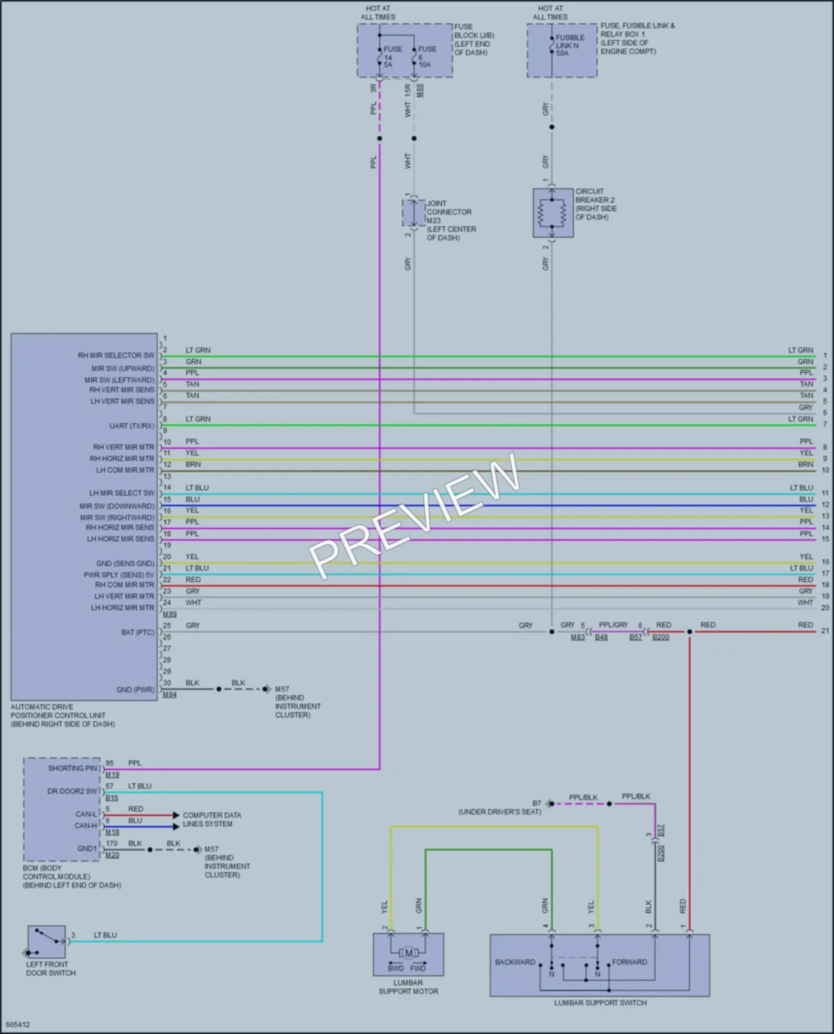 2018 Nissan RogueHybrid Memory Systems wiring diagram preview