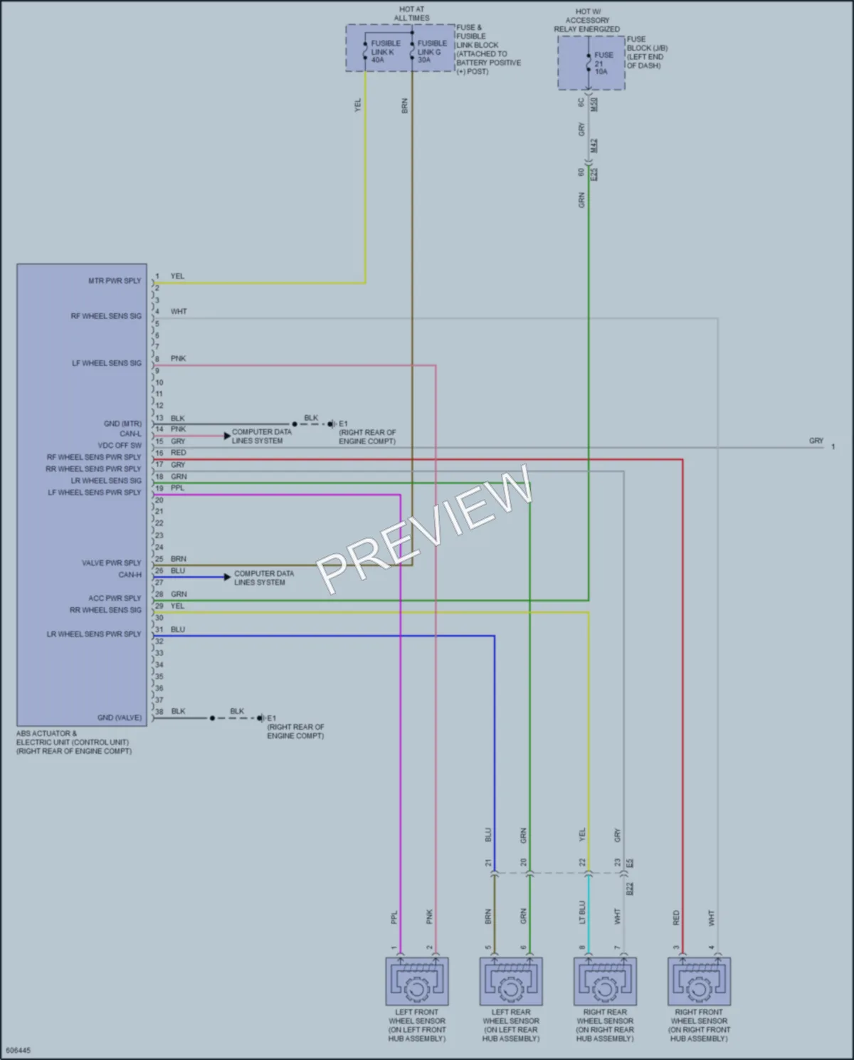 2018 Nissan RogueSport Anti Lock Brakes wiring diagram preview
