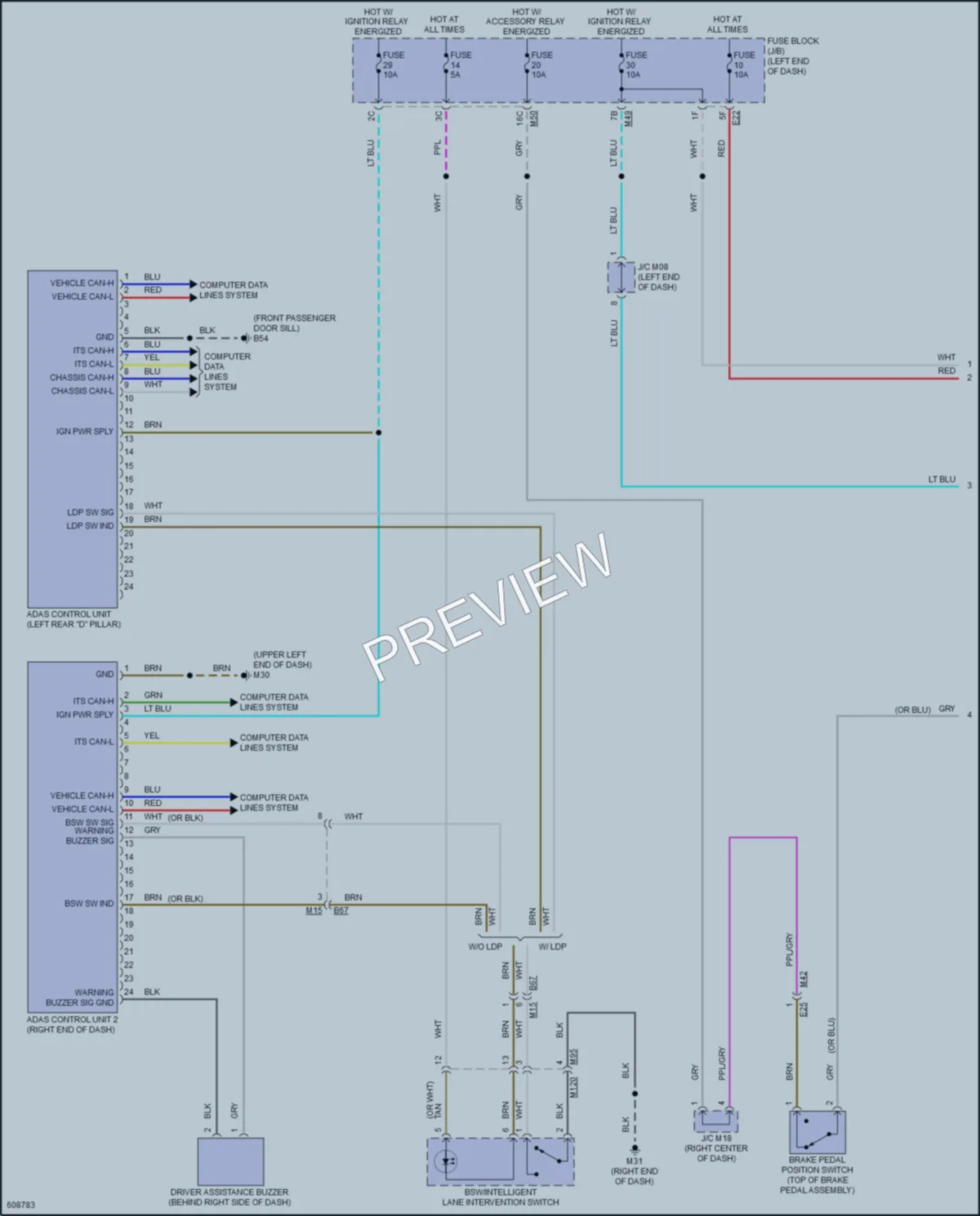 2018 Nissan RogueSport Cruise Control wiring diagram preview