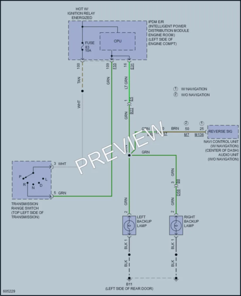 2018 Nissan RogueSport Exterior Lights wiring diagram preview