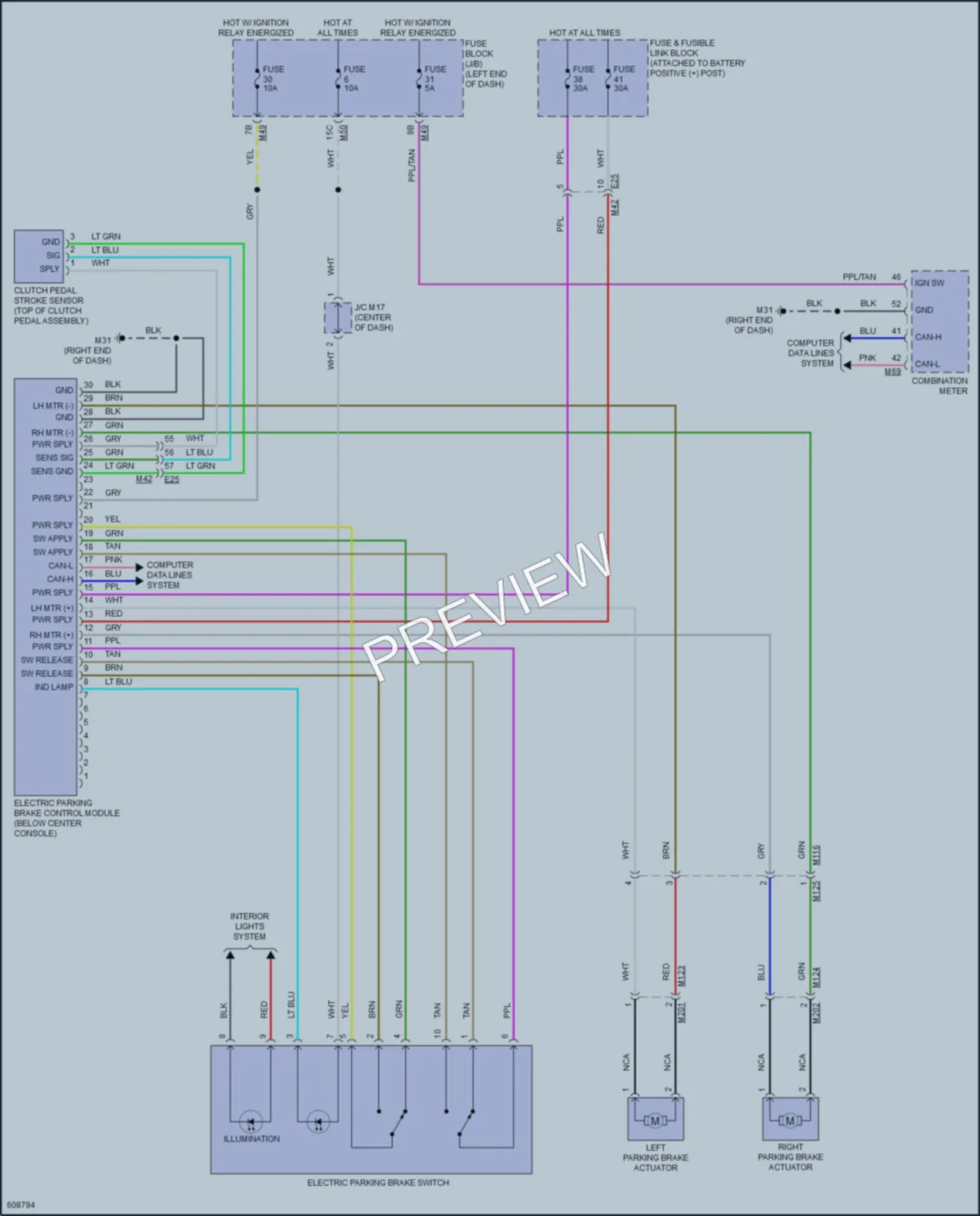 2018 Nissan RogueSport Shift Interlock wiring diagram preview