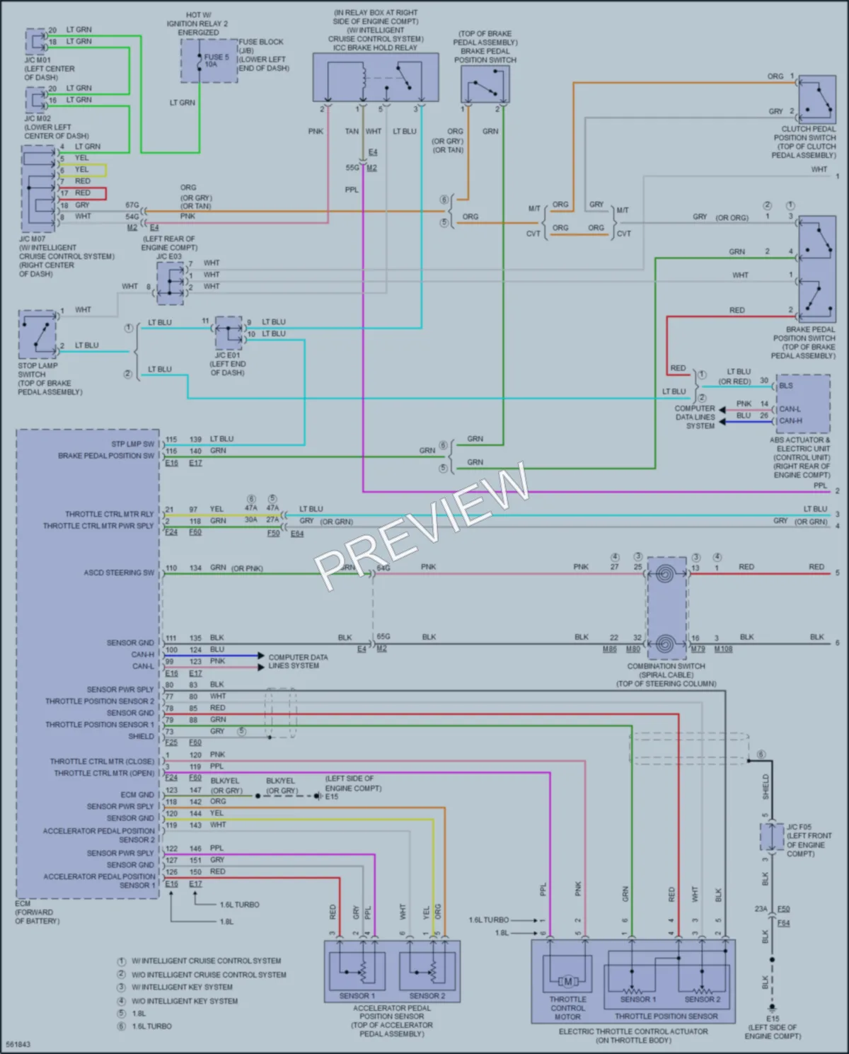 2018 Nissan Sentra Cruise Control wiring diagram preview