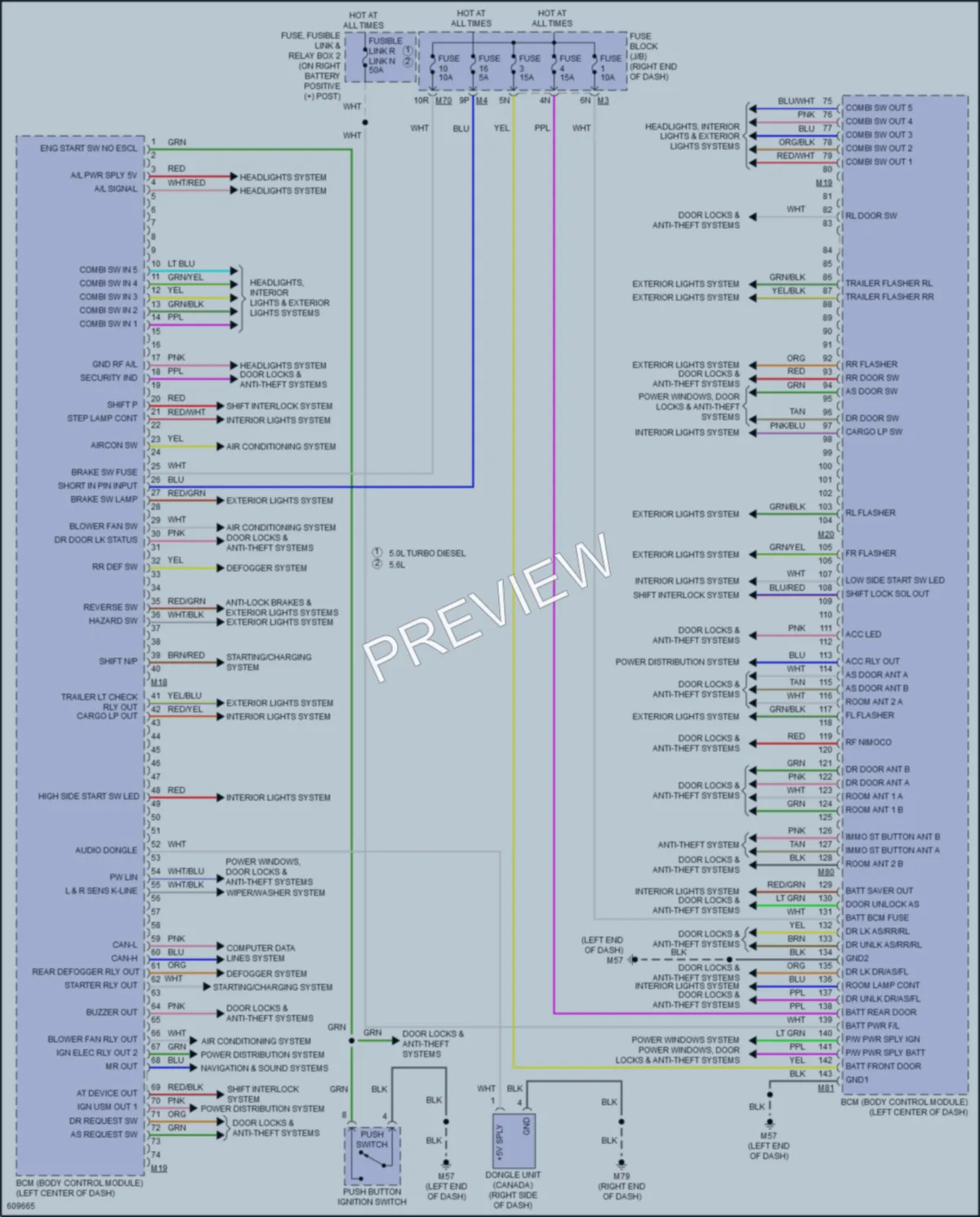 2018 Nissan Titan Body Control Modules wiring diagram preview