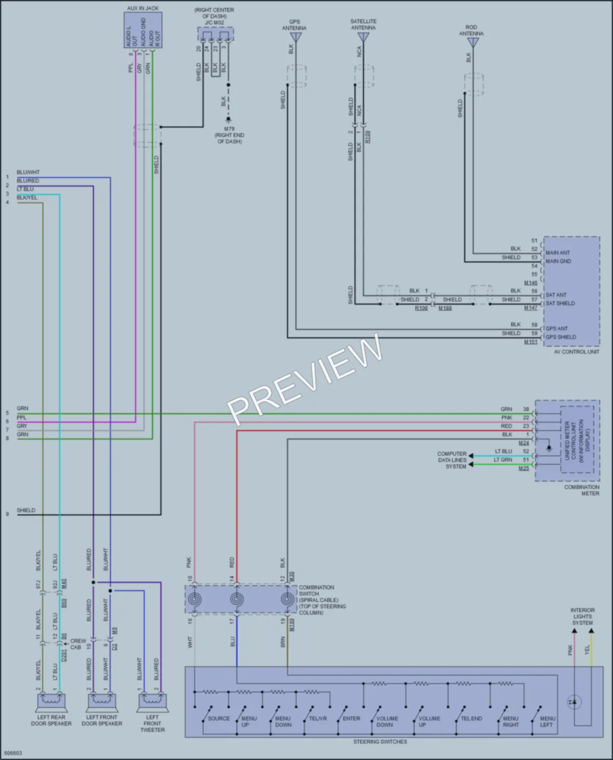 2018 Nissan Titan Radio wiring diagram preview