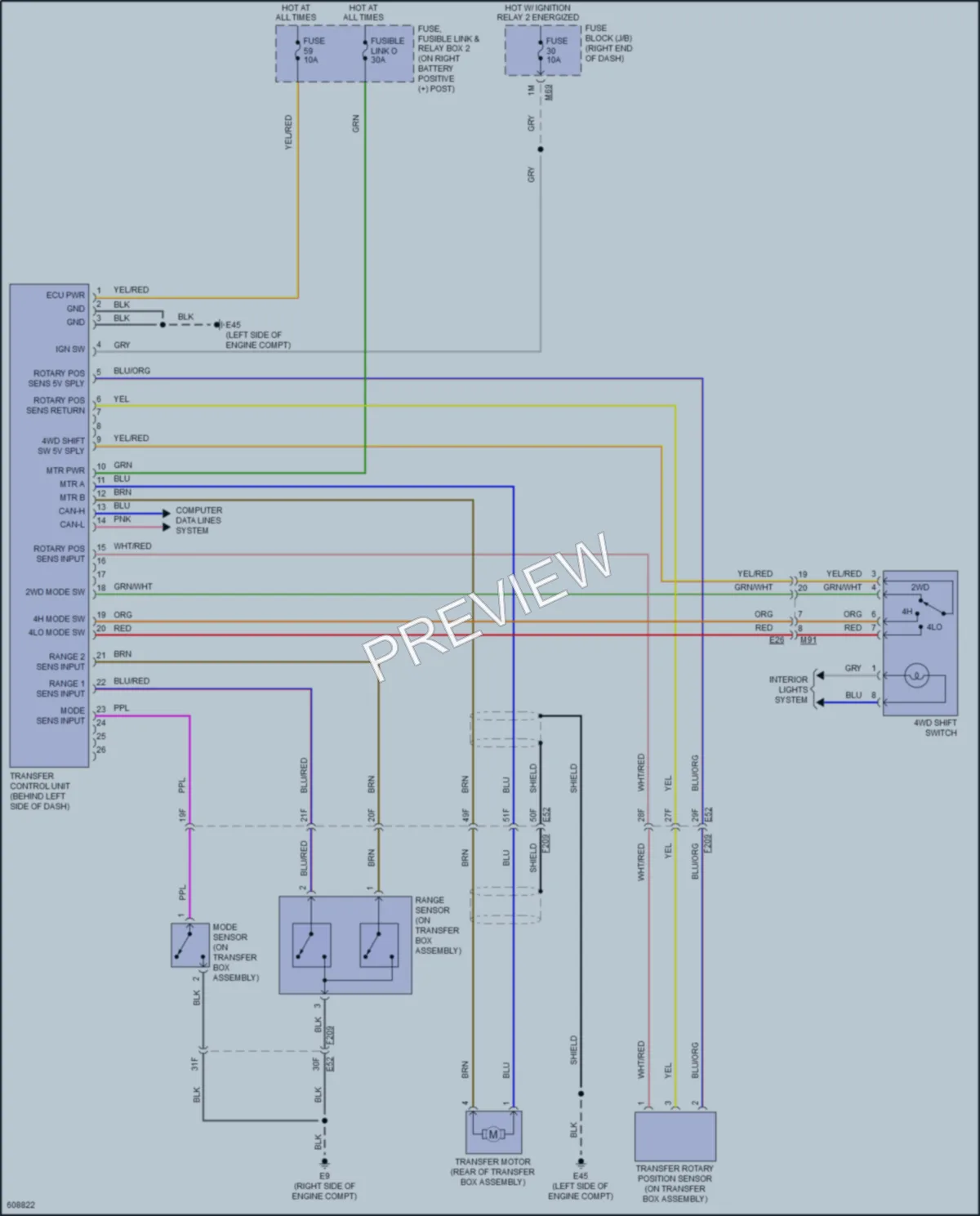 2018 Nissan TitanXD Transmission wiring diagram preview