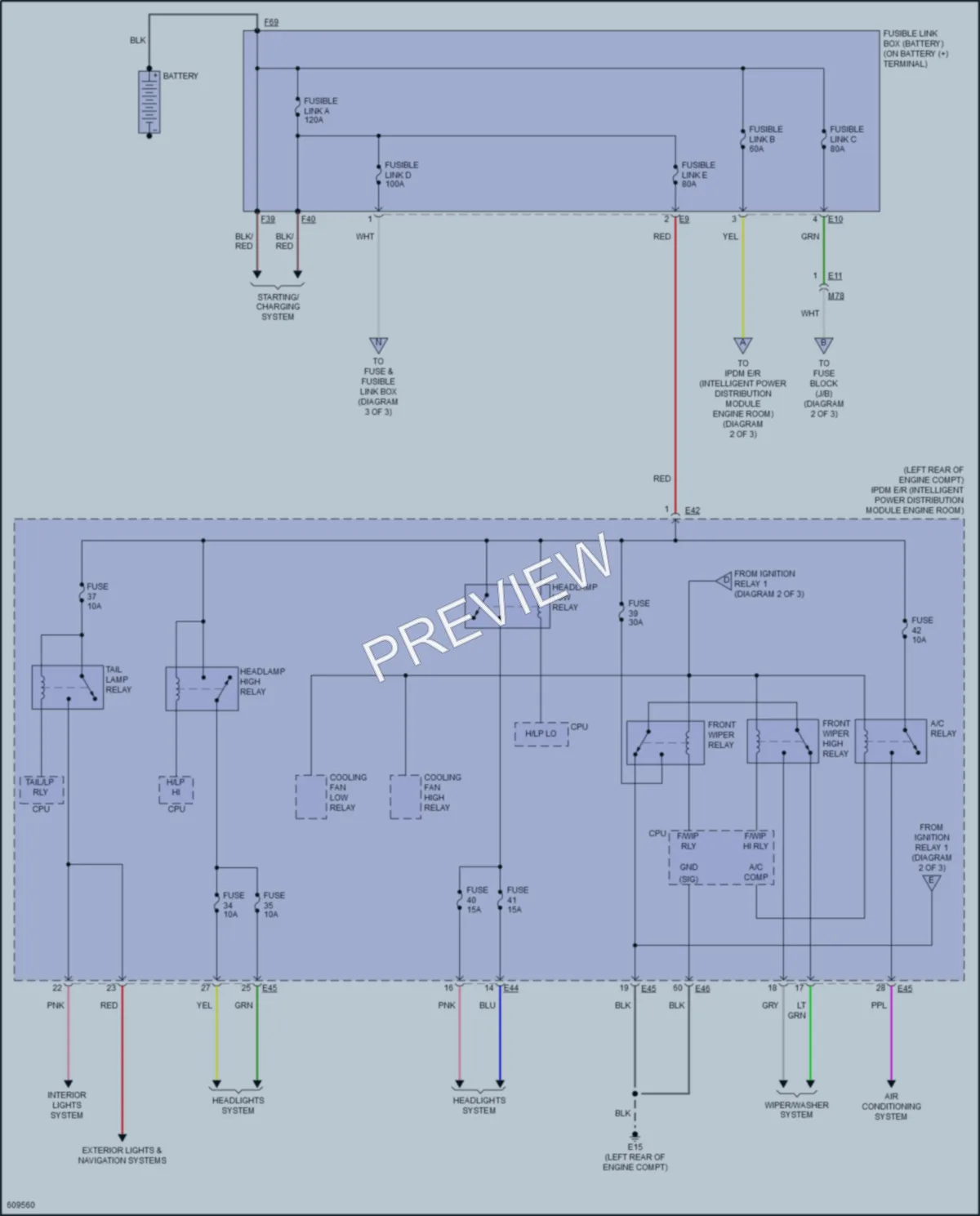 2018 Nissan Versa Power Distribution wiring diagram preview