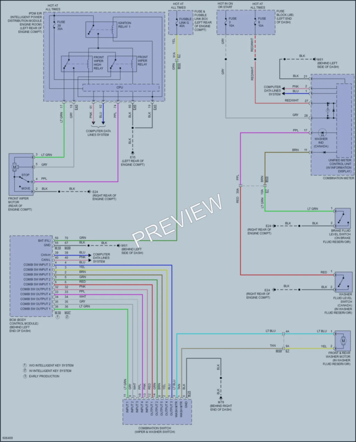 2018 Nissan VersaNote Wiper Washer wiring diagram preview