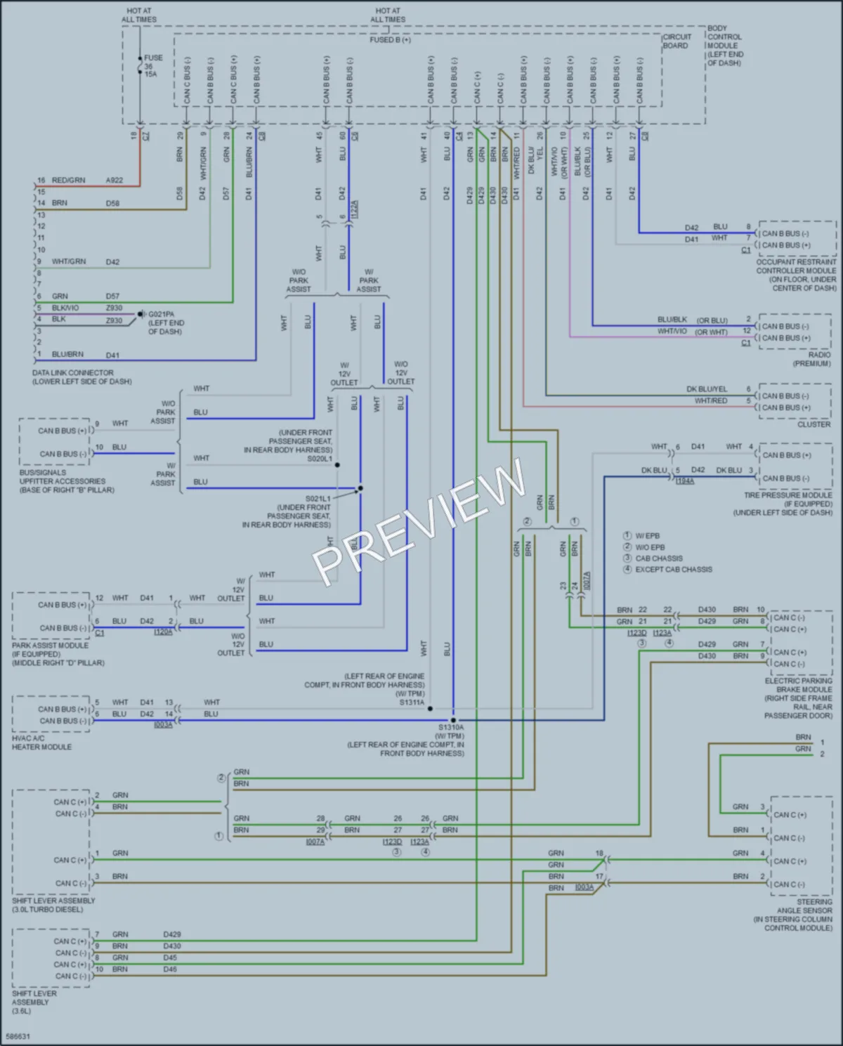 2018 Ram 1500ProMaster Computer Data Lines wiring diagram preview