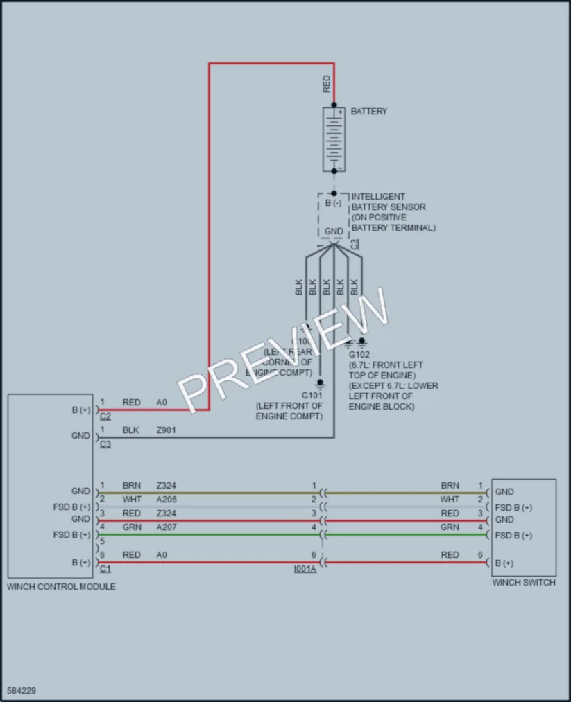 2018 Ram 2500Pickup Active Bodyworks wiring diagram preview