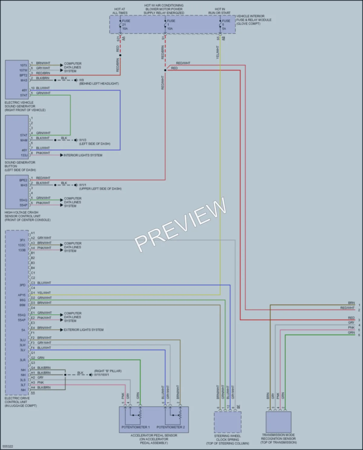 2018 Smart fortwoelectric Engine Performance wiring diagram preview