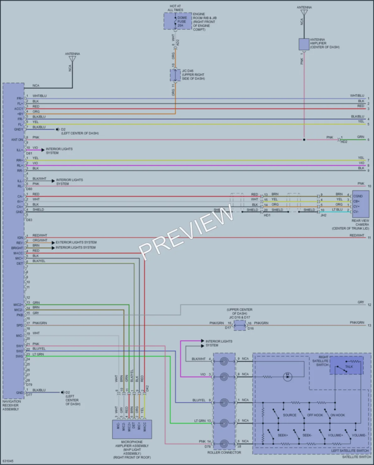 2018 Subaru BRZ Navigation wiring diagram preview