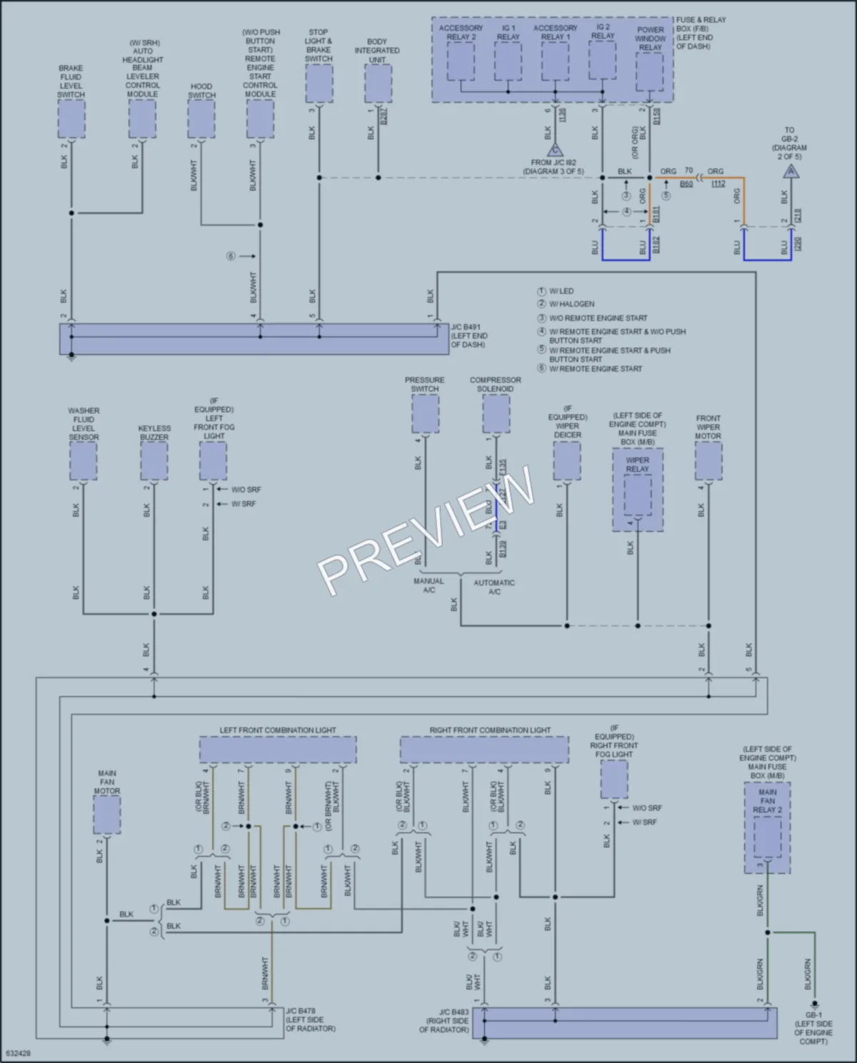 2018 Subaru Crosstrek Ground Distribution wiring diagram preview