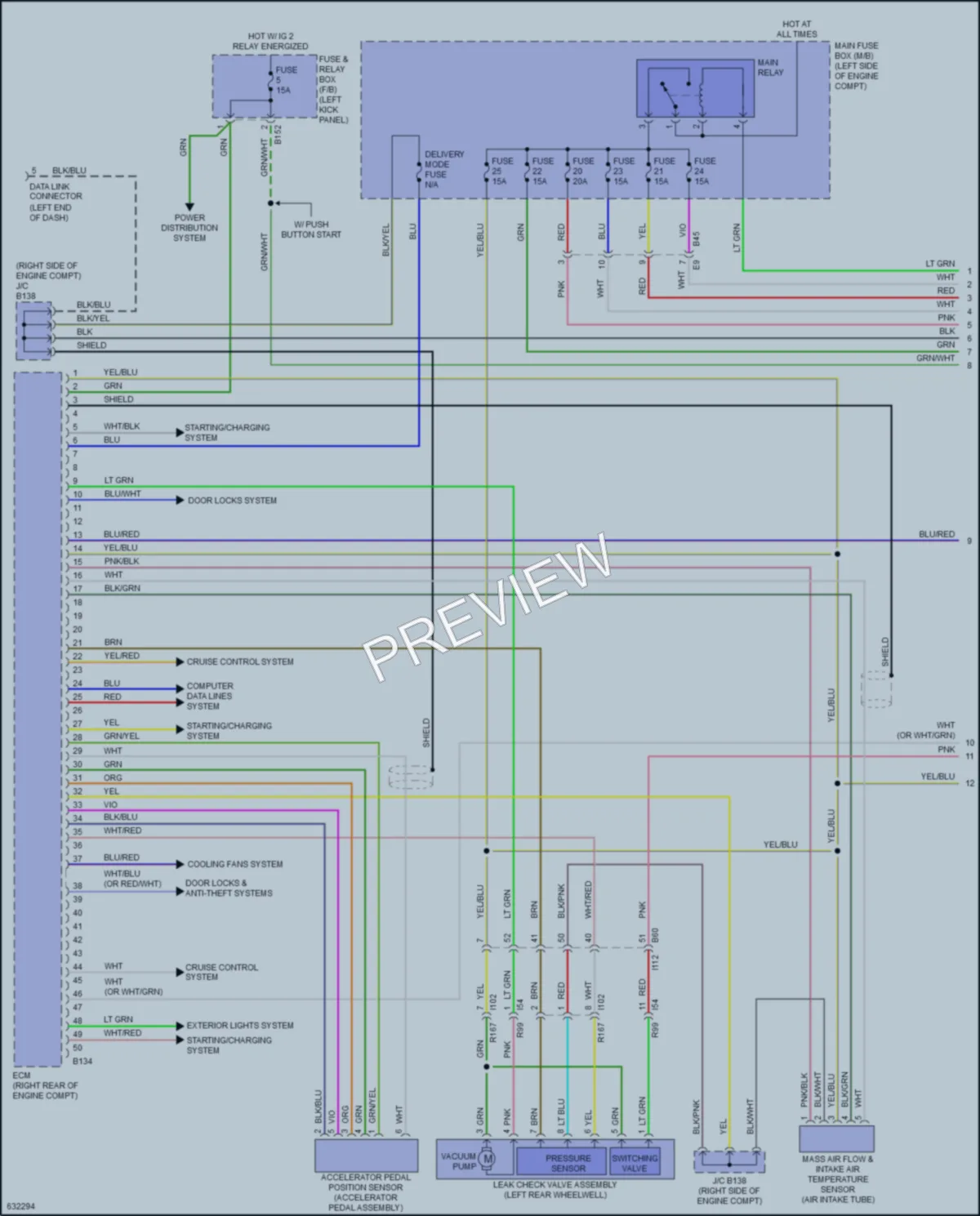 2018 Subaru Outback Engine Performance wiring diagram preview