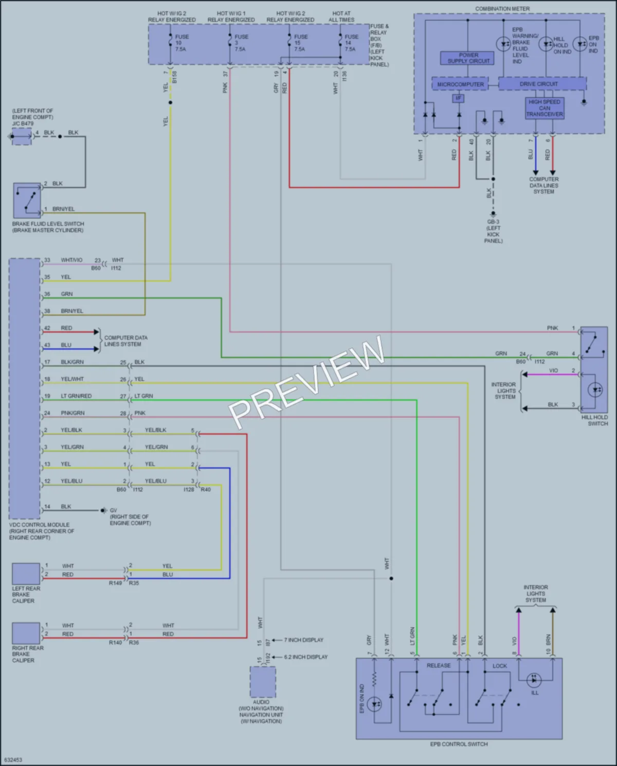 2018 Subaru Outback Shift Interlock wiring diagram preview