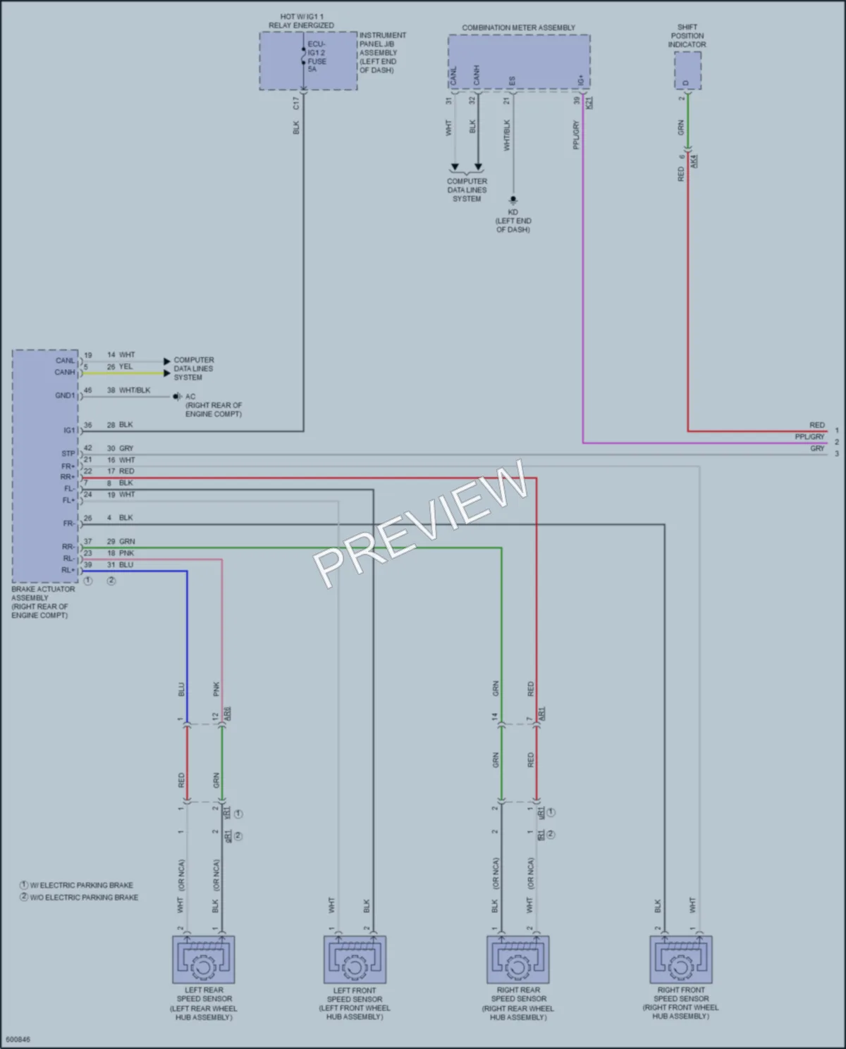 2018 Toyota CamryHybrid Cruise Control wiring diagram preview