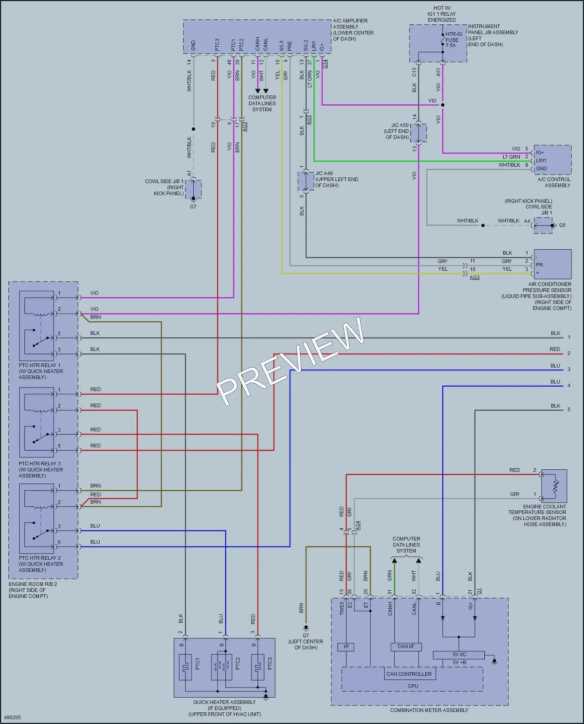 2018 Toyota Priusc Cooling Fan wiring diagram preview