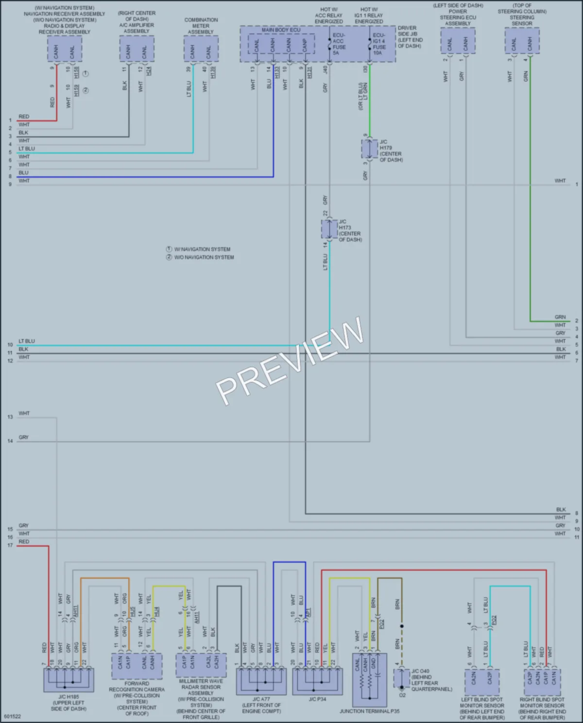 2018 Toyota Sequoia Computer Data Lines wiring diagram preview
