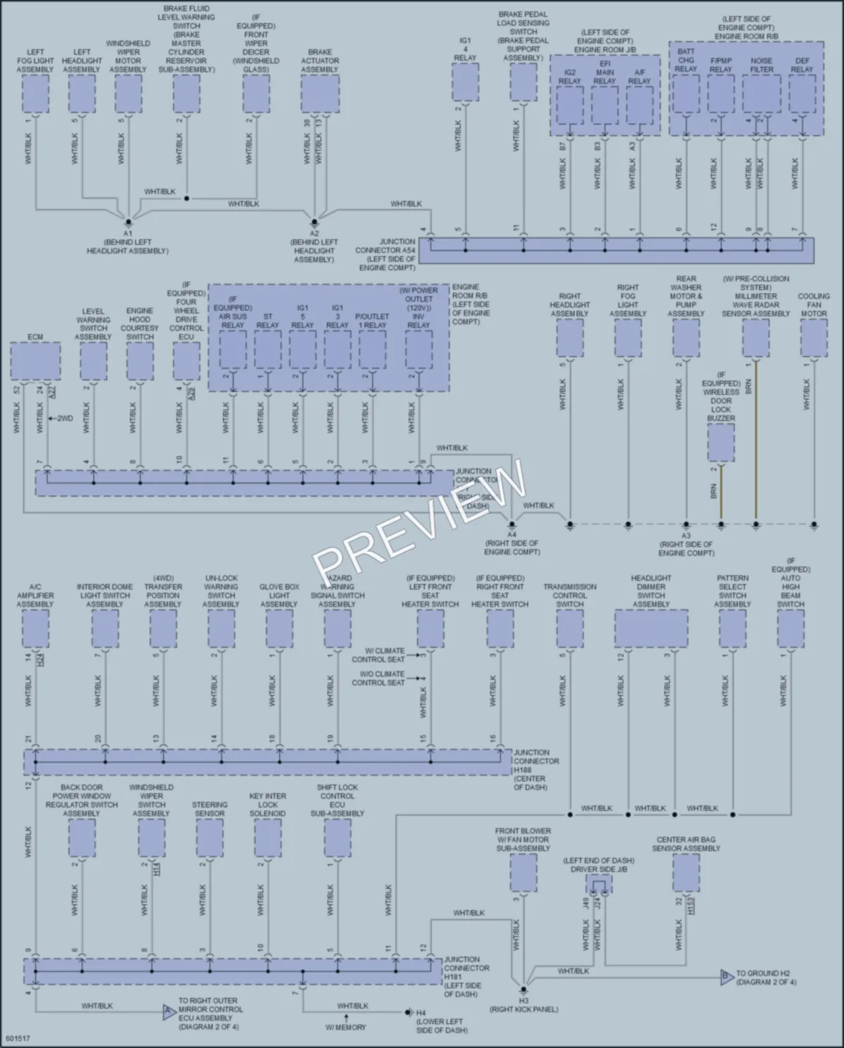 2018 Toyota Sequoia Ground Distribution wiring diagram preview