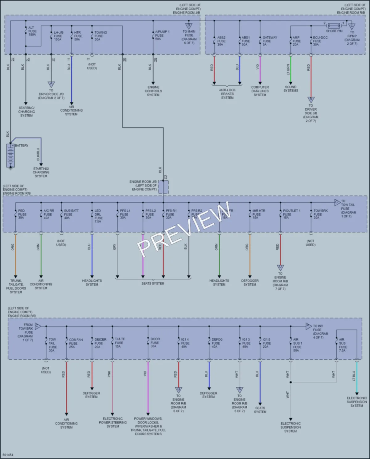 2018 Toyota Sequoia Power Distribution wiring diagram preview