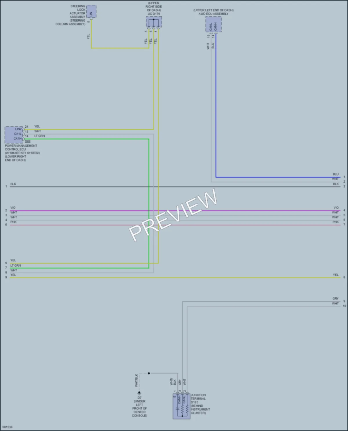2018 Toyota Sienna Computer Data Lines wiring diagram preview