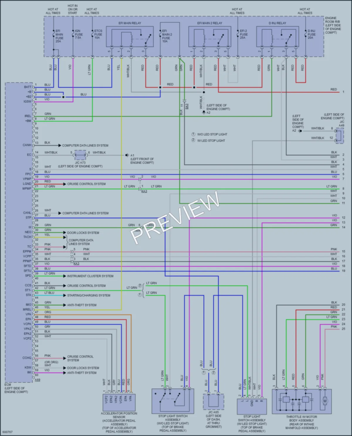 2018 Toyota Sienna Engine Performance wiring diagram preview