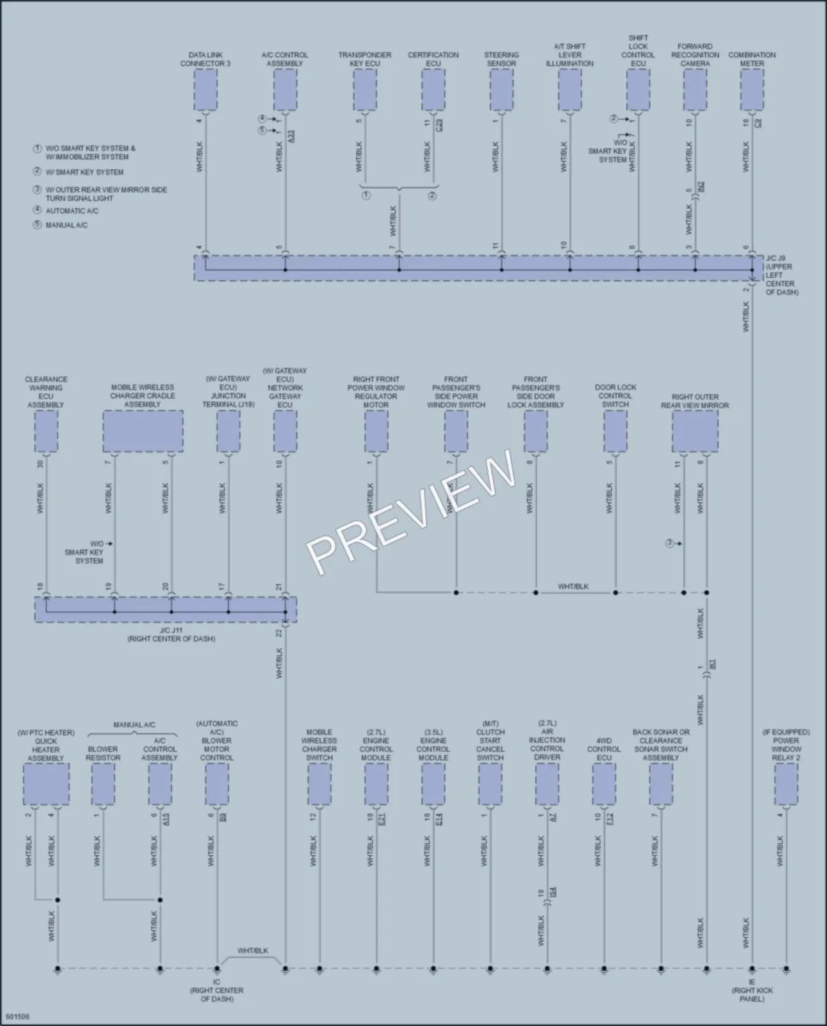 2018 Toyota Tacoma Ground Distribution wiring diagram preview