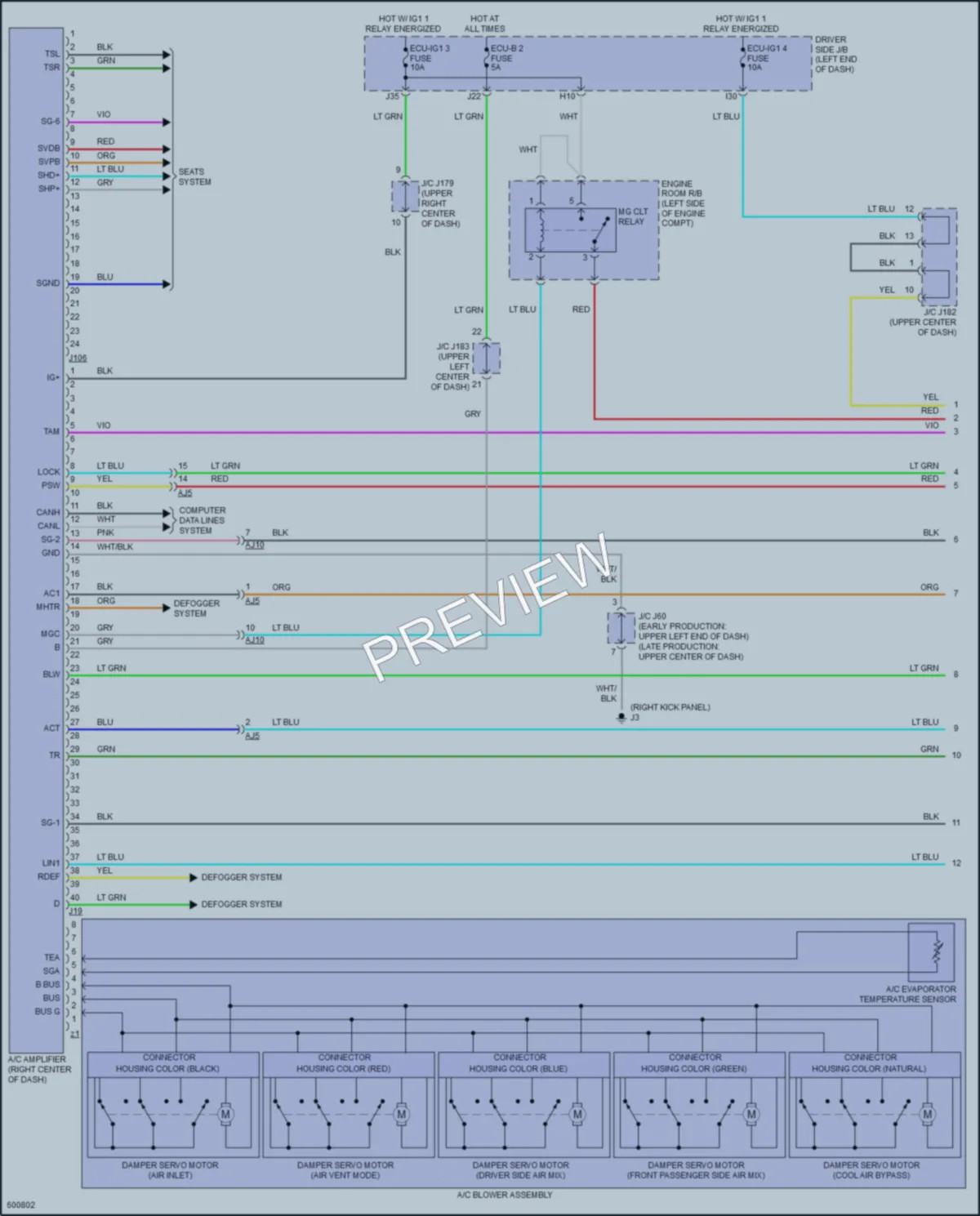 2018 Toyota Tundra Air Conditioning wiring diagram preview