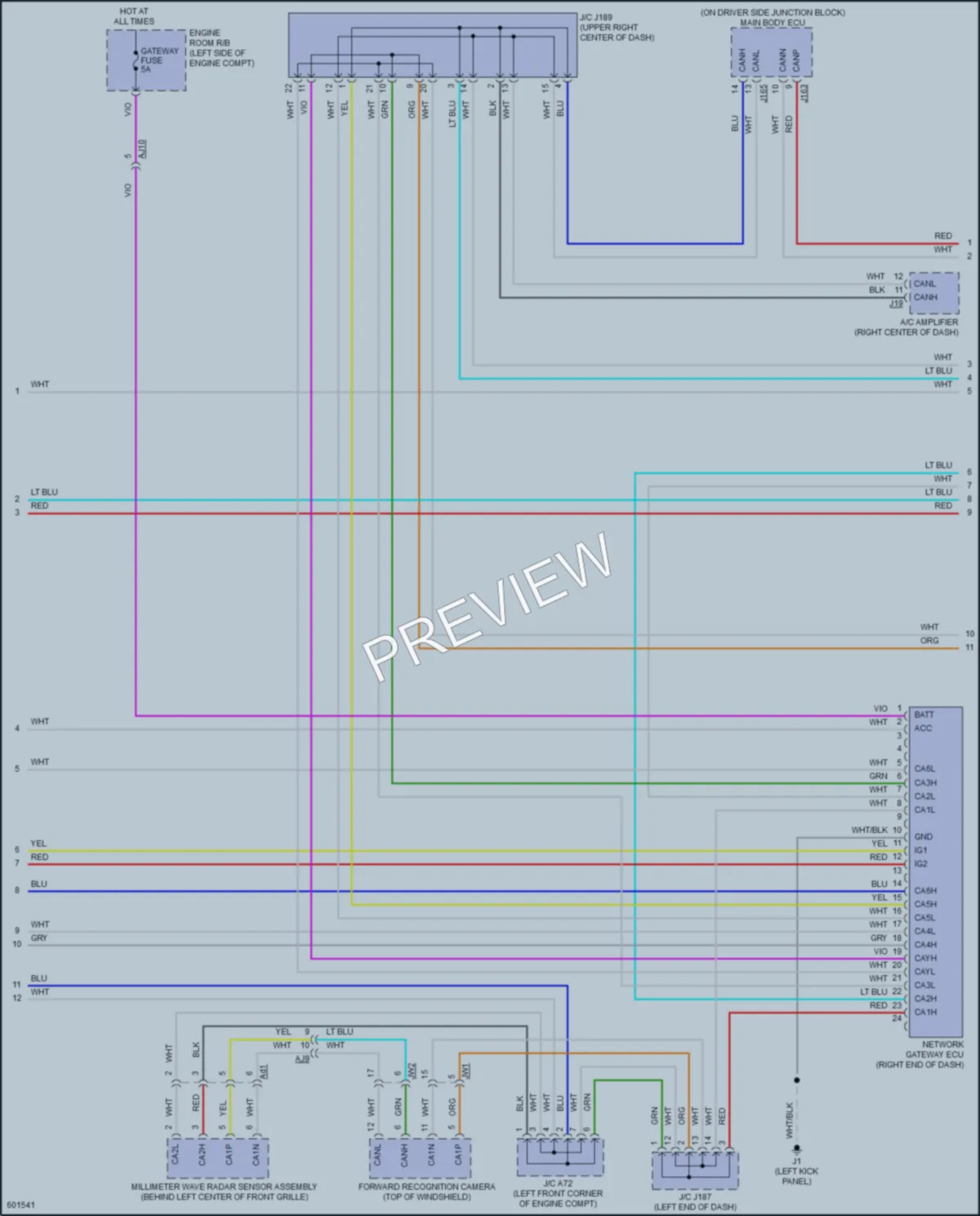 2018 Toyota Tundra Computer Data Lines wiring diagram preview