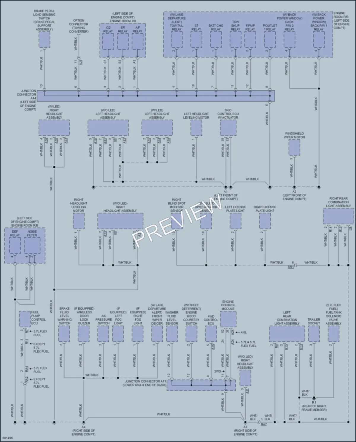 2018 Toyota Tundra Ground Distribution wiring diagram preview