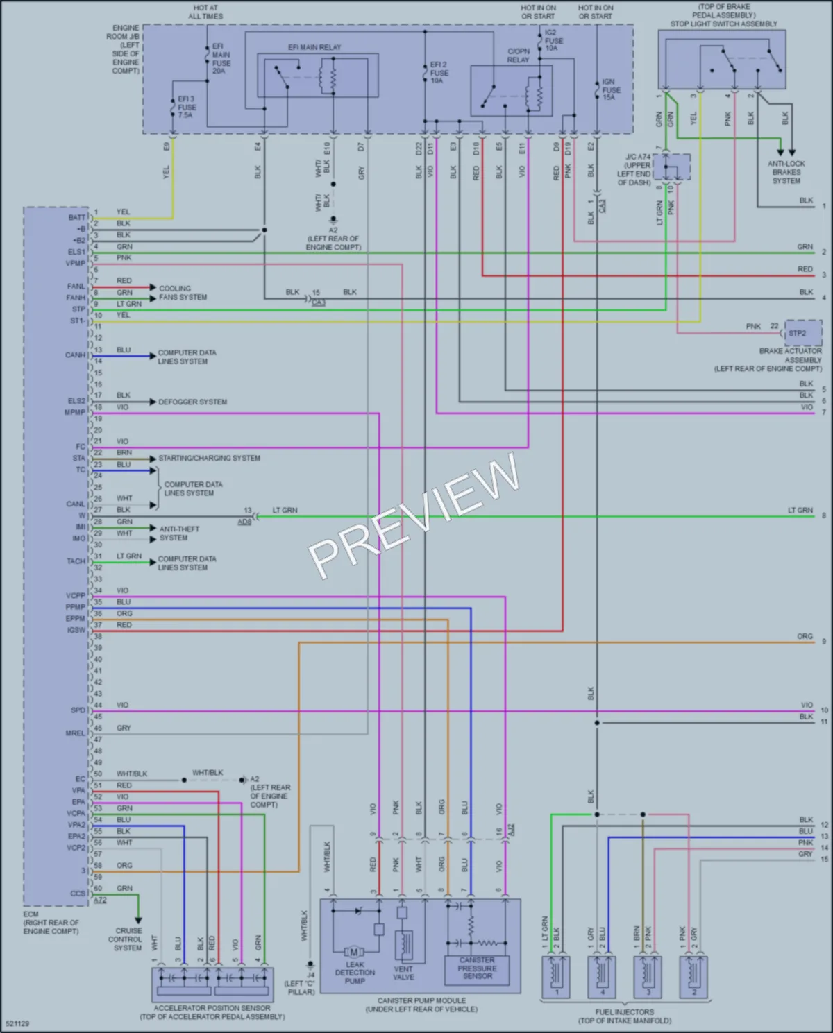2018 Toyota Yaris Engine Performance wiring diagram preview