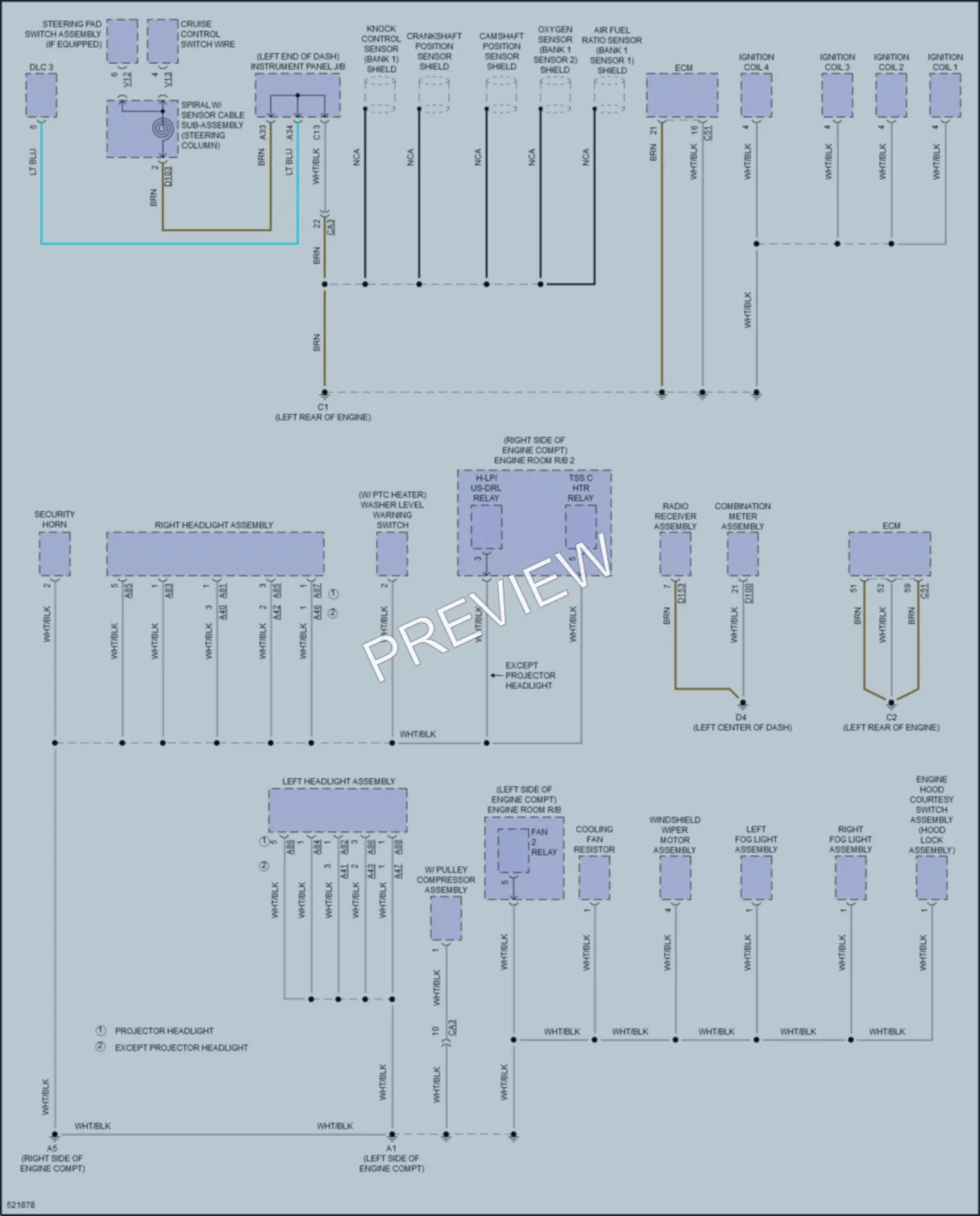 2018 Toyota Yaris Ground Distribution wiring diagram preview