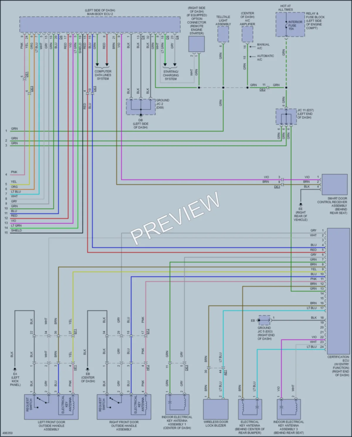 2018 Toyota YarisiA Anti Theft wiring diagram preview