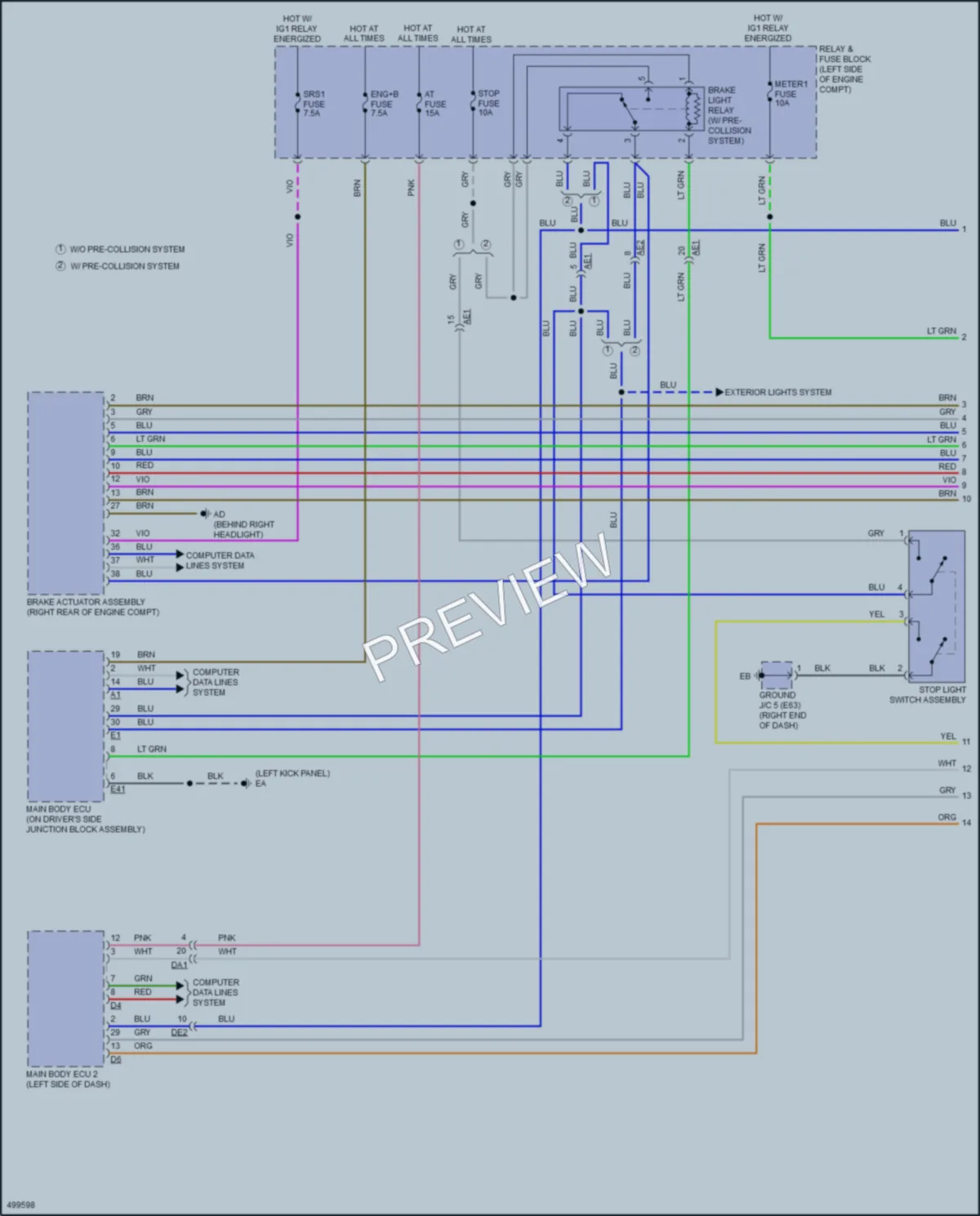 2018 Toyota YarisiA Cruise Control wiring diagram preview