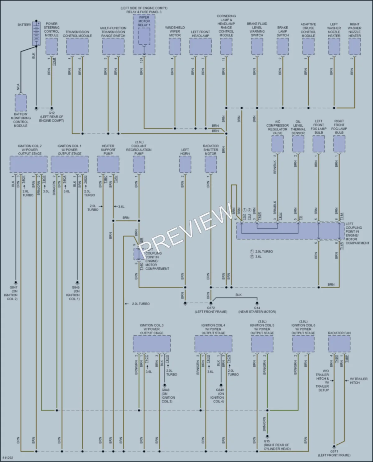 2018 Volkswagen Atlas Ground Distribution wiring diagram preview